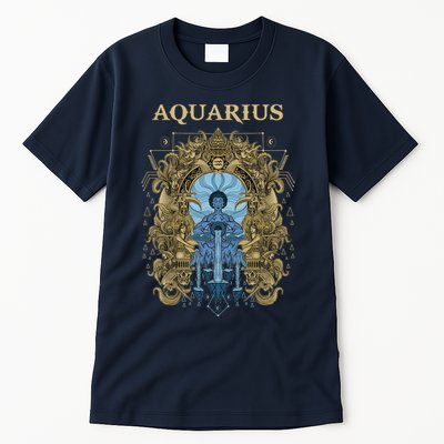 Vintage Retro Aquarius Zodiac Tall T-Shirt
