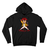 vintage Rock and Roll Cat Classic Rock Hoodie