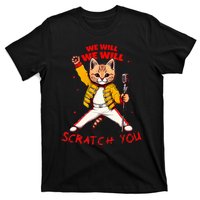 vintage Rock and Roll Cat Classic Rock T-Shirt