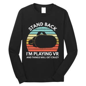 Virtual Reality Athlete Funny Vr Gamer Saying Long Sleeve Shirt