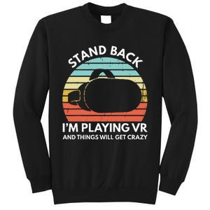 Virtual Reality Athlete Funny Vr Gamer Saying Sweatshirt