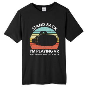 Virtual Reality Athlete Funny Vr Gamer Saying Tall Fusion ChromaSoft Performance T-Shirt