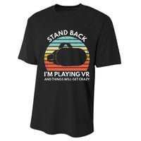 Virtual Reality Athlete Funny Vr Gamer Saying Performance Sprint T-Shirt