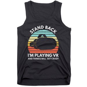 Virtual Reality Athlete Funny Vr Gamer Saying Tank Top