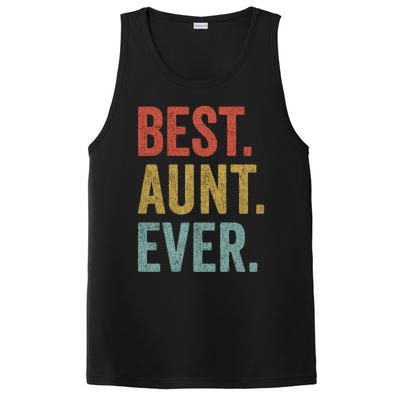 Vintage Retro Aunt Present Idea Best Aunt Ever Funny Gift PosiCharge Competitor Tank