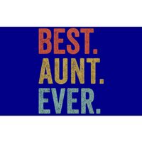 Vintage Retro Aunt Present Idea Best Aunt Ever Funny Gift Bumper Sticker