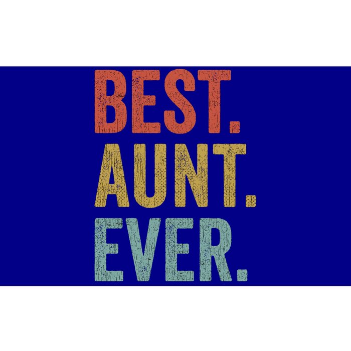 Vintage Retro Aunt Present Idea Best Aunt Ever Funny Gift Bumper Sticker