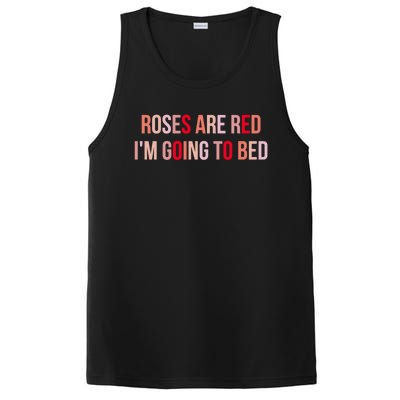 Vintage Roses Are Red Im Going To Bed Funny Valentines Day Meaningful Gift PosiCharge Competitor Tank