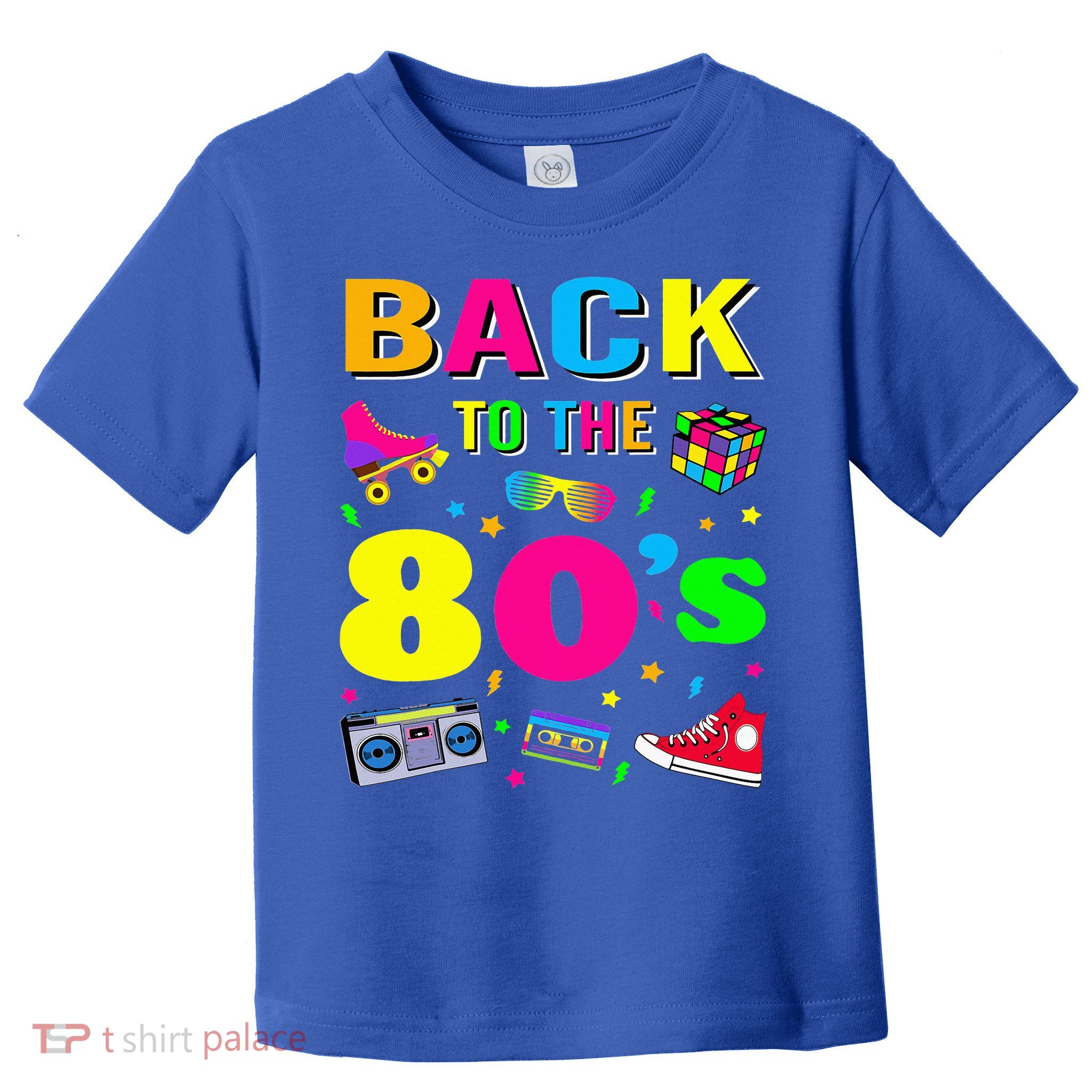 Vintage Retro Back To 80's Graphic Design Toddler T-Shirt