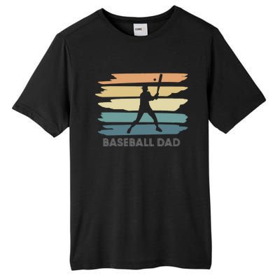 Vintage Retro Baseball Dad Meaningful Gift Tall Fusion ChromaSoft Performance T-Shirt