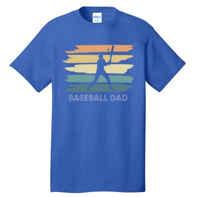 Vintage Retro Baseball Dad Meaningful Gift Tall T-Shirt