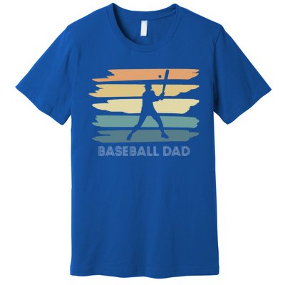 Vintage Retro Baseball Dad Meaningful Gift Premium T-Shirt