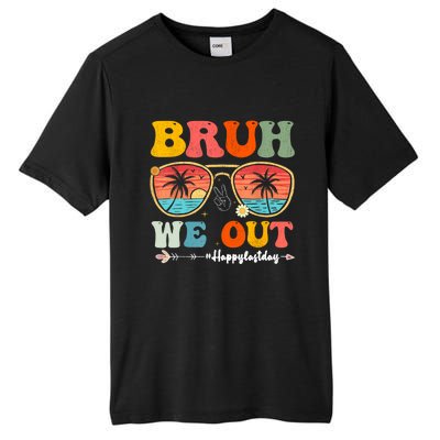 Vintage Retro Bruh We Out Teachers End Of School Year Teacher Summer Gift Tall Fusion ChromaSoft Performance T-Shirt