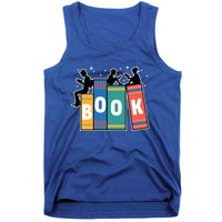 Vintage Retro Book Bookaholic Bookworm Librarian Reading Gift Tank Top