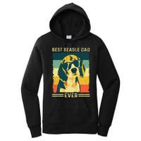 Vintage Retro Best Beagle Dad Ever - Father's Day Dog Lover Women's Pullover Hoodie