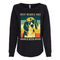 Vintage Retro Best Beagle Dad Ever - Father's Day Dog Lover Womens California Wash Sweatshirt