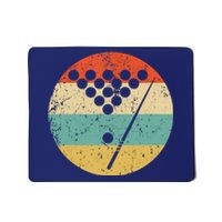 Vintage Retro Billiards Pool Gifts For Player Mousepad