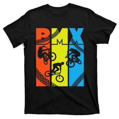 Vintage Retro Bmx Funny Bmx Rider Bicycle Motocross T-Shirt