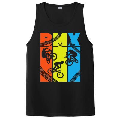 Vintage Retro Bmx Funny Bmx Rider Bicycle Motocross PosiCharge Competitor Tank