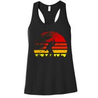 Vintage Retro Bigfoot Believe Women's Racerback Tank