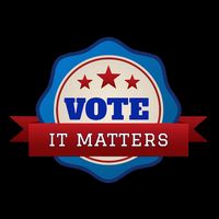 Voter Registration Badge Vote It Matters Election Midterm Drawstring Bag