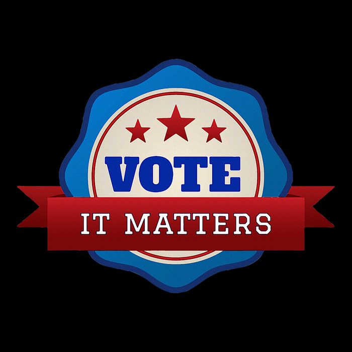 Voter Registration Badge Vote It Matters Election Midterm Drawstring Bag