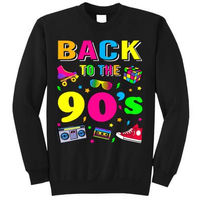 Vintage Retro Back To 90's Graphic Design Sweatshirt