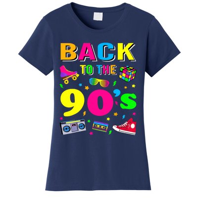 Vintage Retro Back To 90's Graphic Design Women's T-Shirt