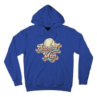 Vintage Retro Baseball Mom Gift Hoodie