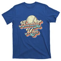 Vintage Retro Baseball Mom Gift T-Shirt