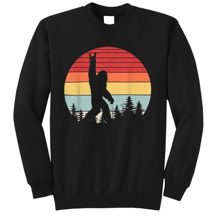 Vintage Retro Bigfoot Rock And Roll Sweatshirt