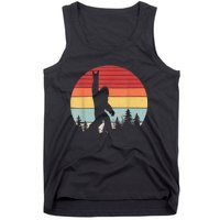 Vintage Retro Bigfoot Rock And Roll Tank Top