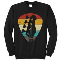 Vintage Retro Bass Guitar Guitarist Music Lover Sweatshirt