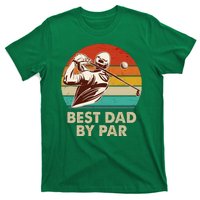 Vintage Retro Best Dad By Par Golfing Fan T-Shirt