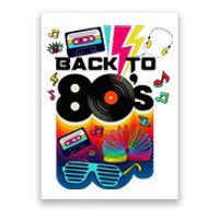 Vintage Retro Back To 80S I Love 80S Graphic Design Poster