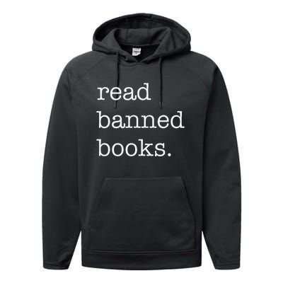 Vintage Read Banned Books Performance Fleece Hoodie