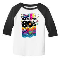 Vintage Retro Back To 80's Tees I Love 80's Graphic Design Toddler Fine Jersey T-Shirt