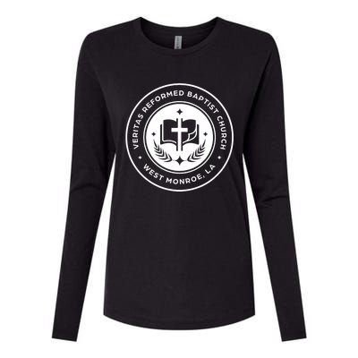 Veritas Reformed Baptist Church Womens Cotton Relaxed Long Sleeve T-Shirt