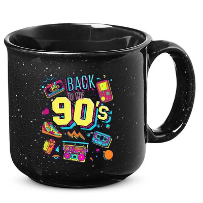 Vintage Retro Back To 90S 15oz Campfire Ceramic Mug