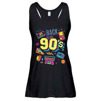 Vintage Retro Back To 90S Ladies Essential Flowy Tank