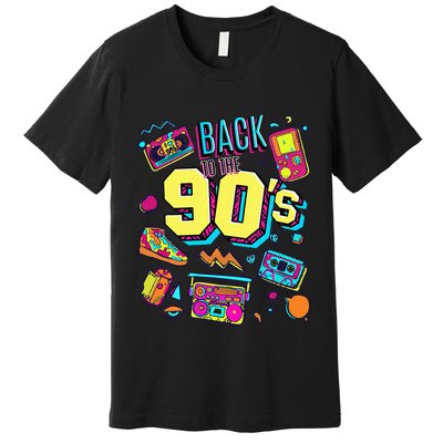 Vintage Retro Back To 90S Premium T-Shirt