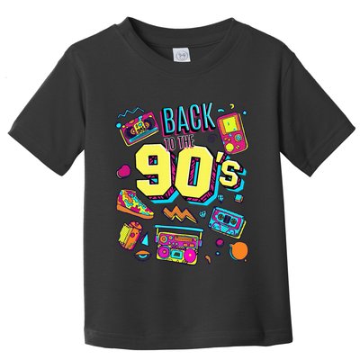 Vintage Retro Back To 90S Toddler T-Shirt
