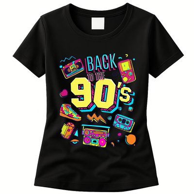 Vintage Retro Back To 90S Womens T-Shirt