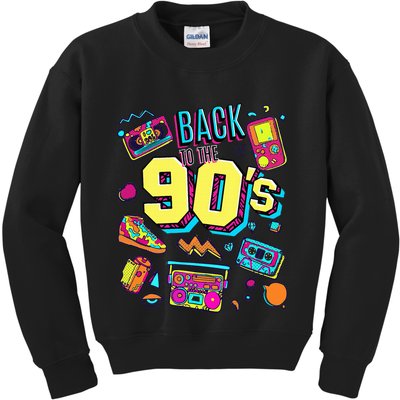 Vintage Retro Back To 90S Kids Sweatshirt