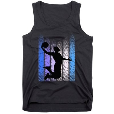 Vintage Retro Basketball Tank Top