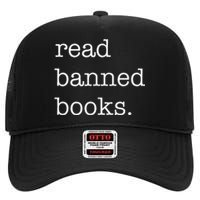 Vintage Read Banned Books High Crown Mesh Back Trucker Hat