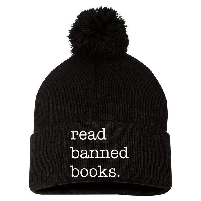 Vintage Read Banned Books Pom Pom 12in Knit Beanie