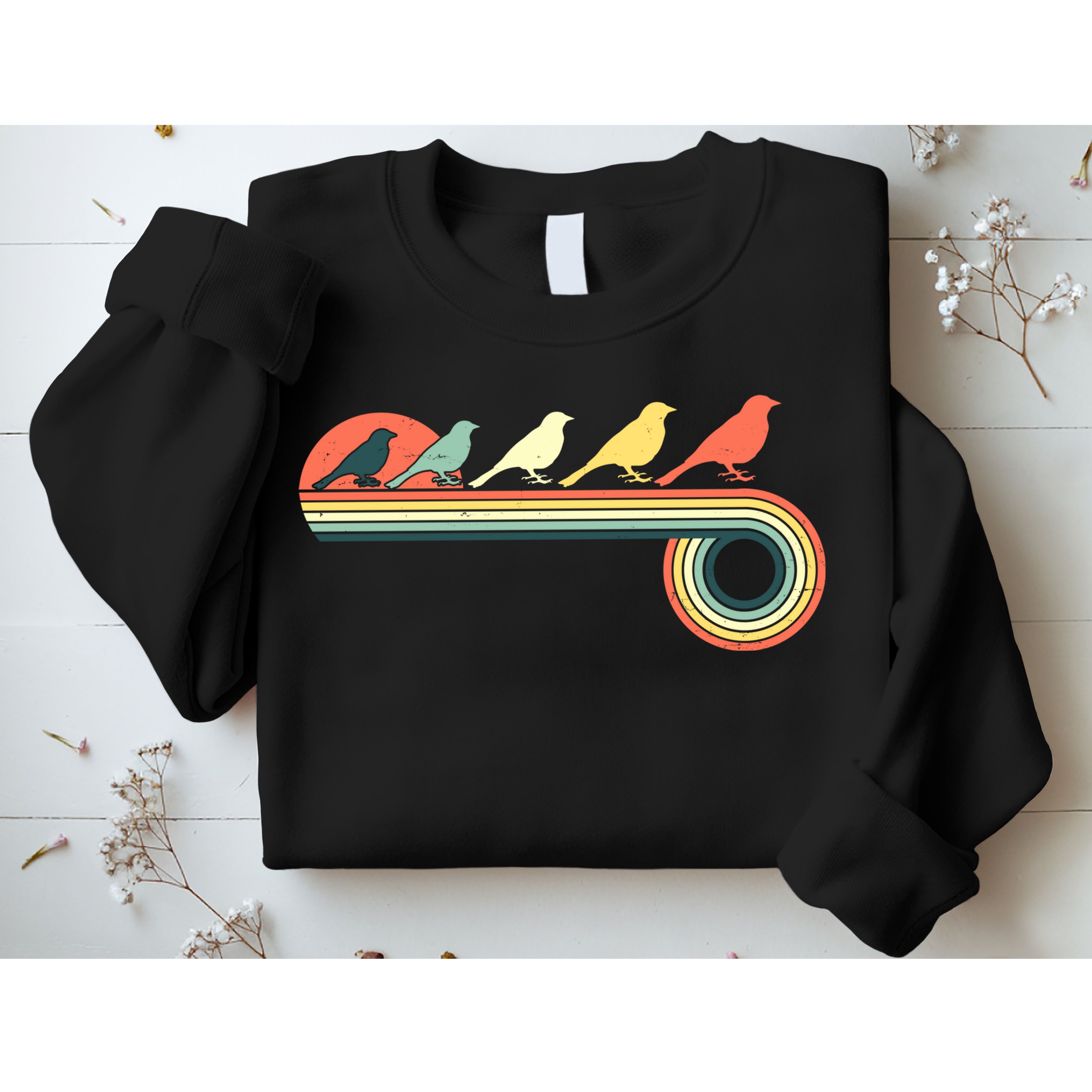 Vintage Retro Bird Sweatshirt