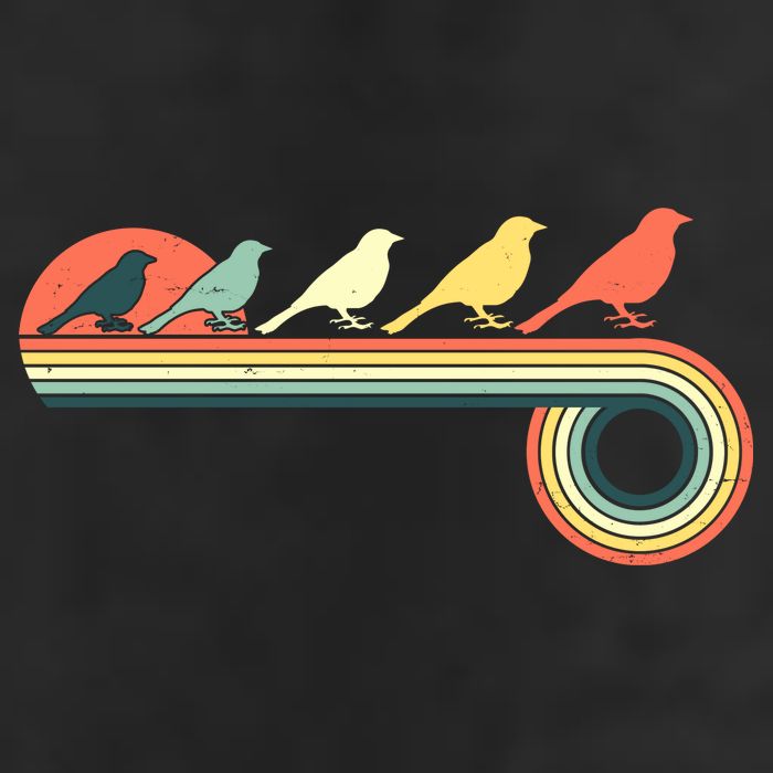 Vintage Retro Bird Hat