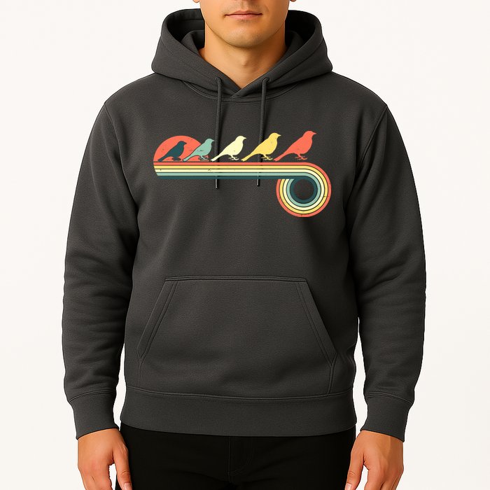 Vintage Retro Bird Hoodie